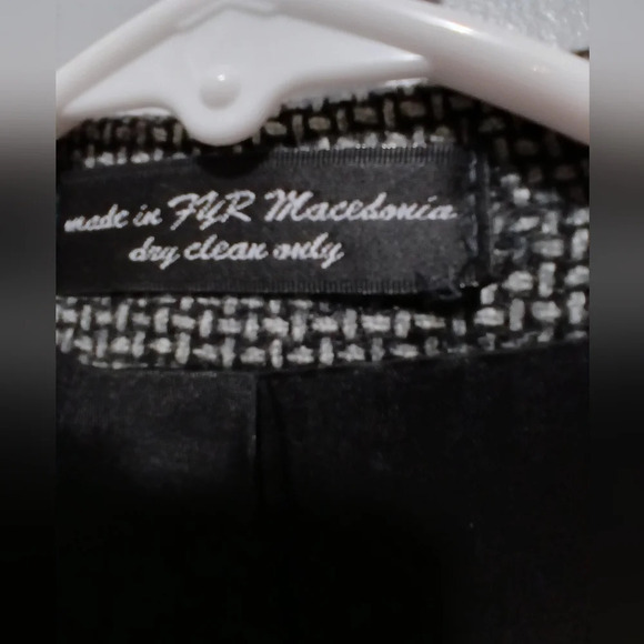 GIANFRANCO RUFFINI men's 46 R cashmere blend herringbone blazer Italy - Picture 7 of 13